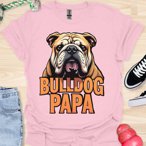 Bulldog Papa - V8 - Gothic Graphic T-Shirt